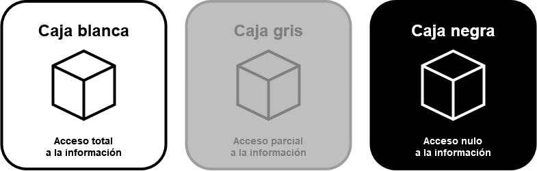 Preguntas de Ciberseguridad y respuestas - Tipos de Cajas